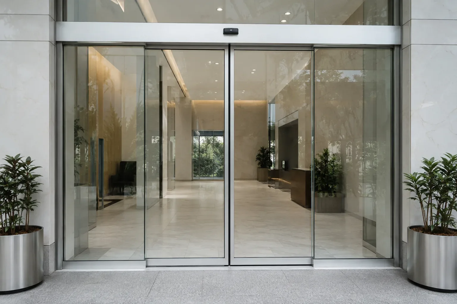 Automatic Glass Sliding Door