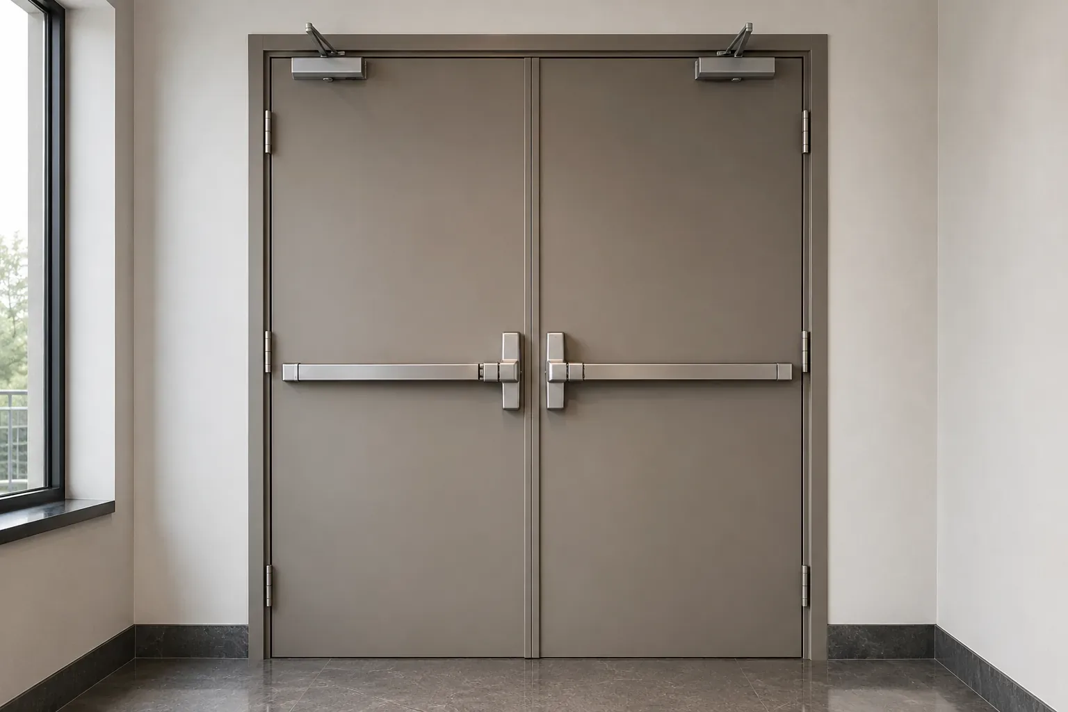 Double Leaf Fire Door