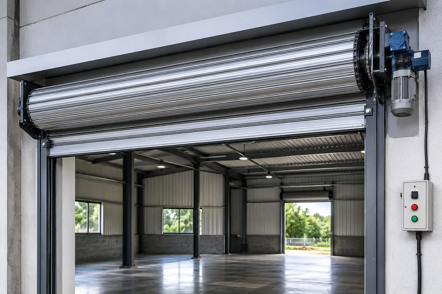 Motorized Rolling Shutter