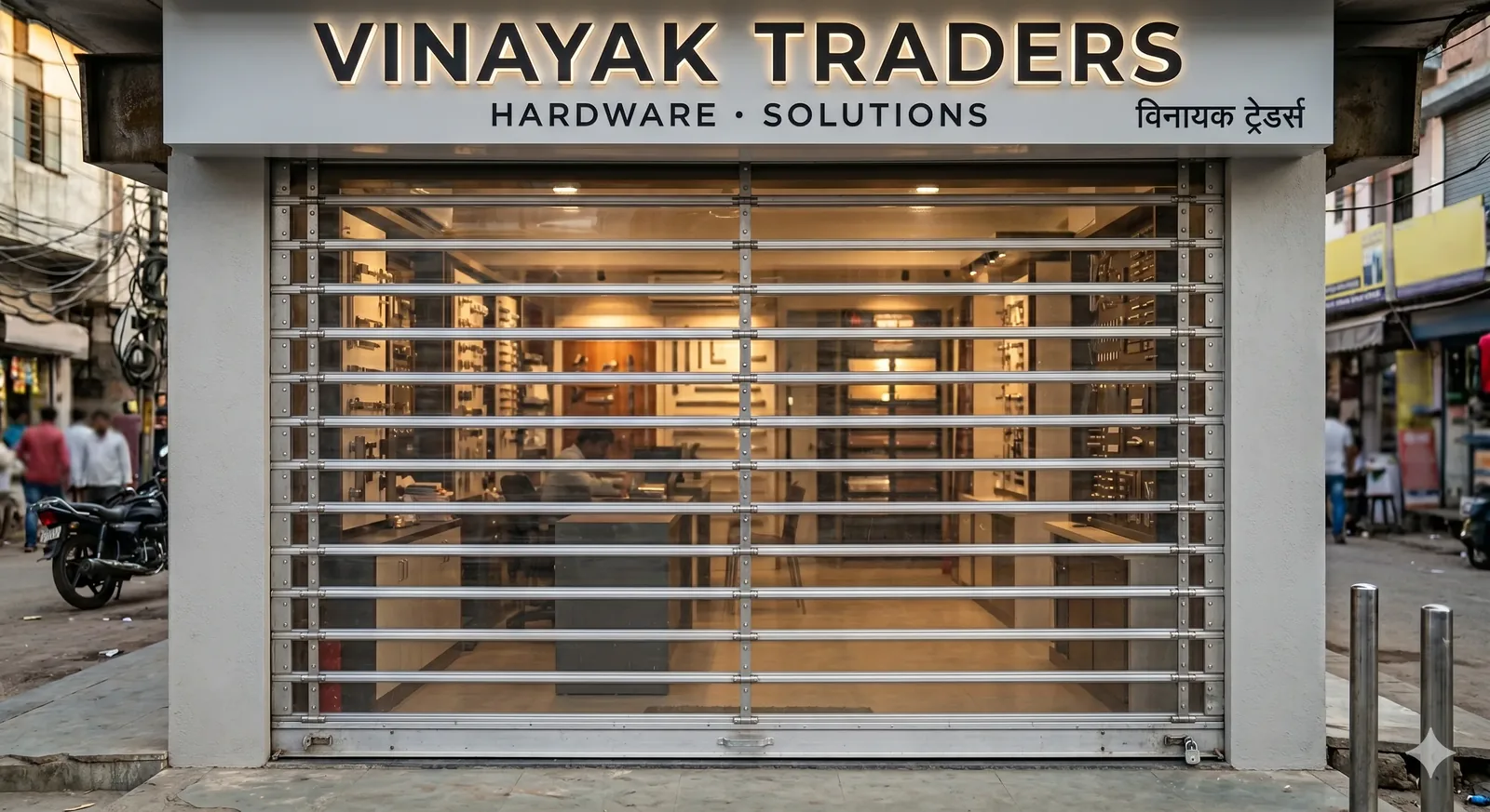 Polycarbonate / Transparent Rolling Shutter