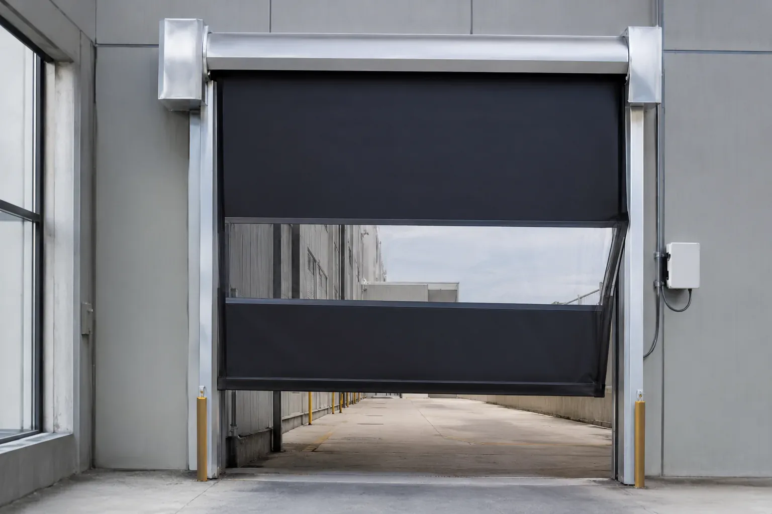 Self-Repairing High-Speed Door