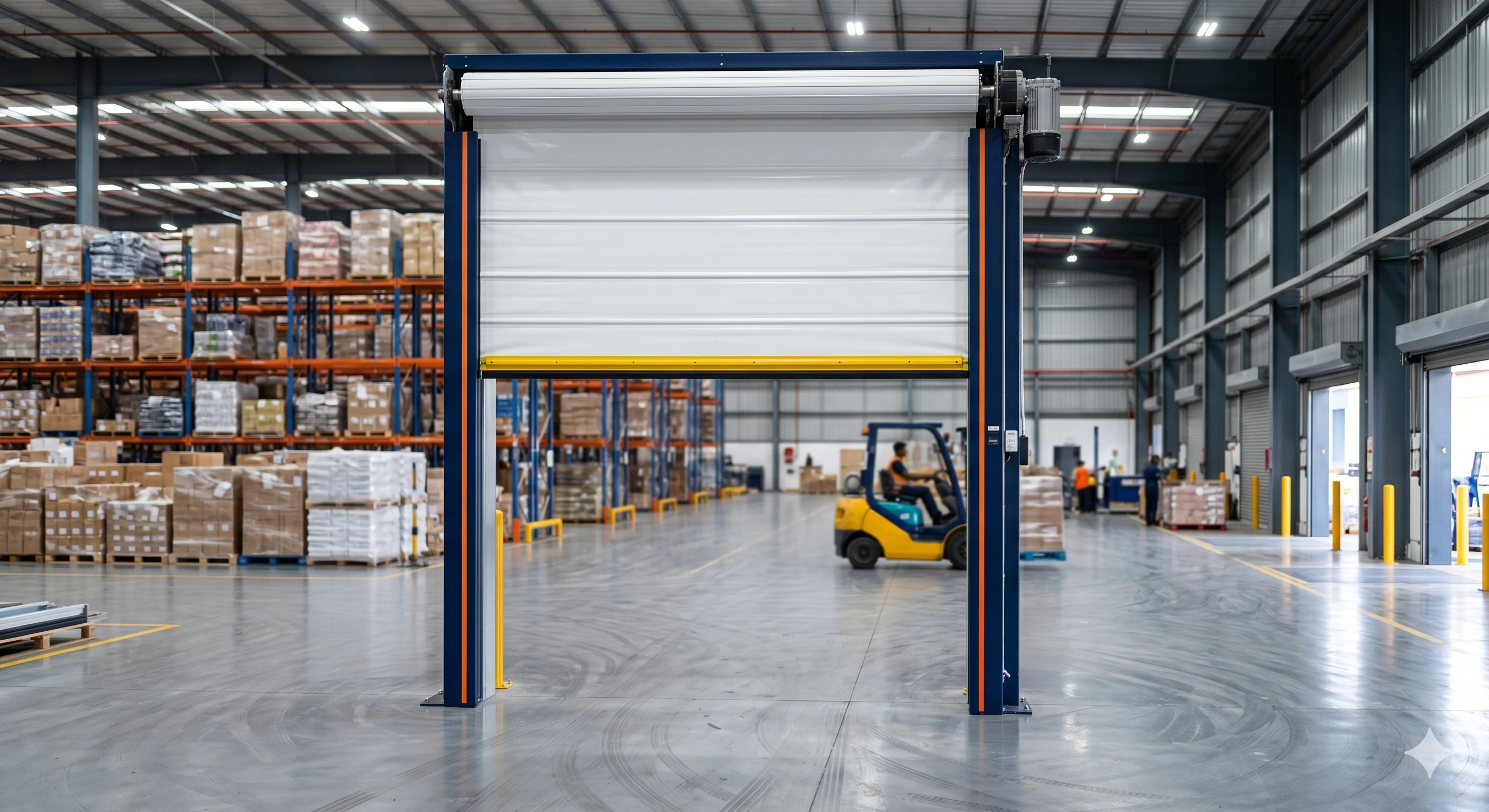 High Speed Door installed at an industrial facility